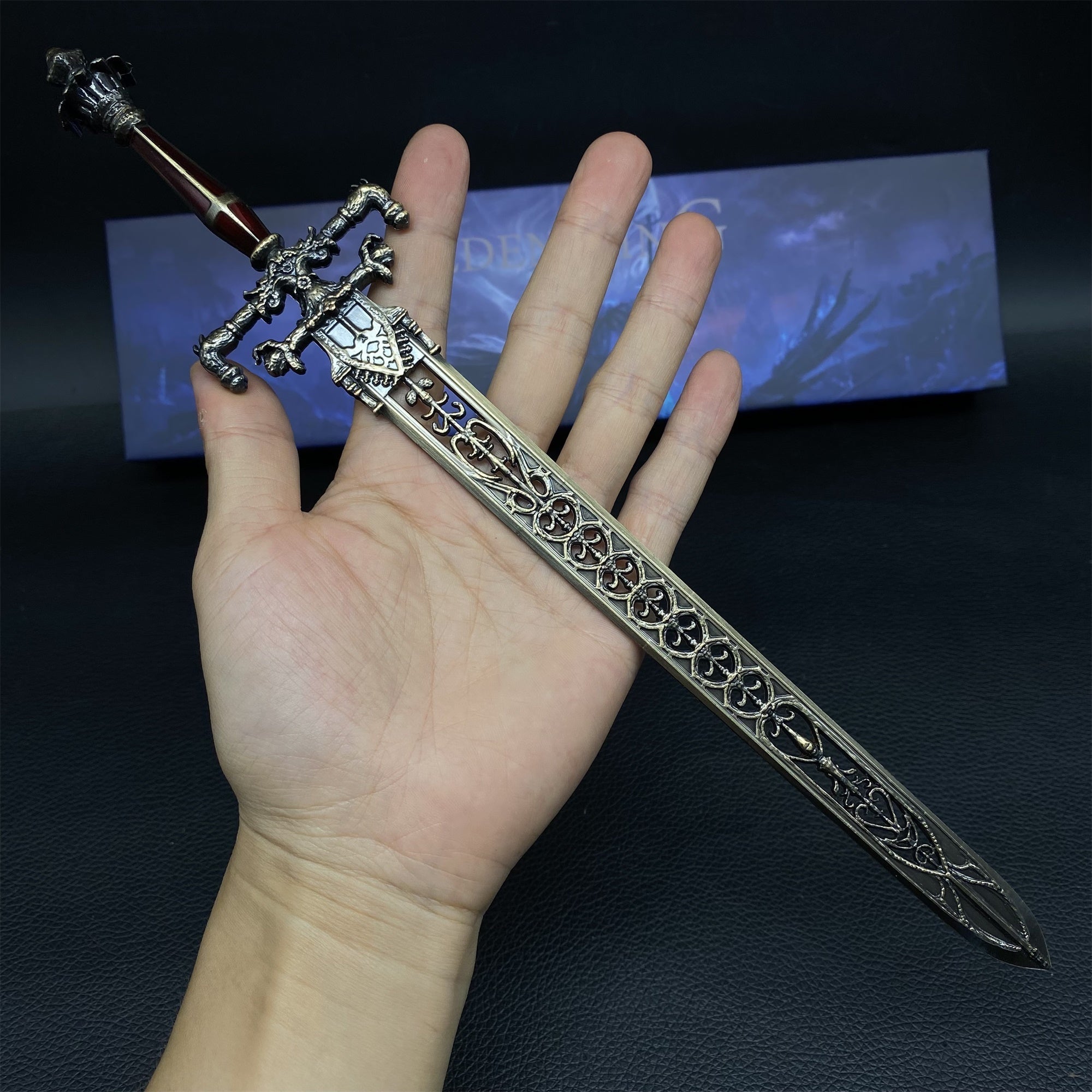 Night And Flame Sword Metal Miniature - Tophatter Daily Deals