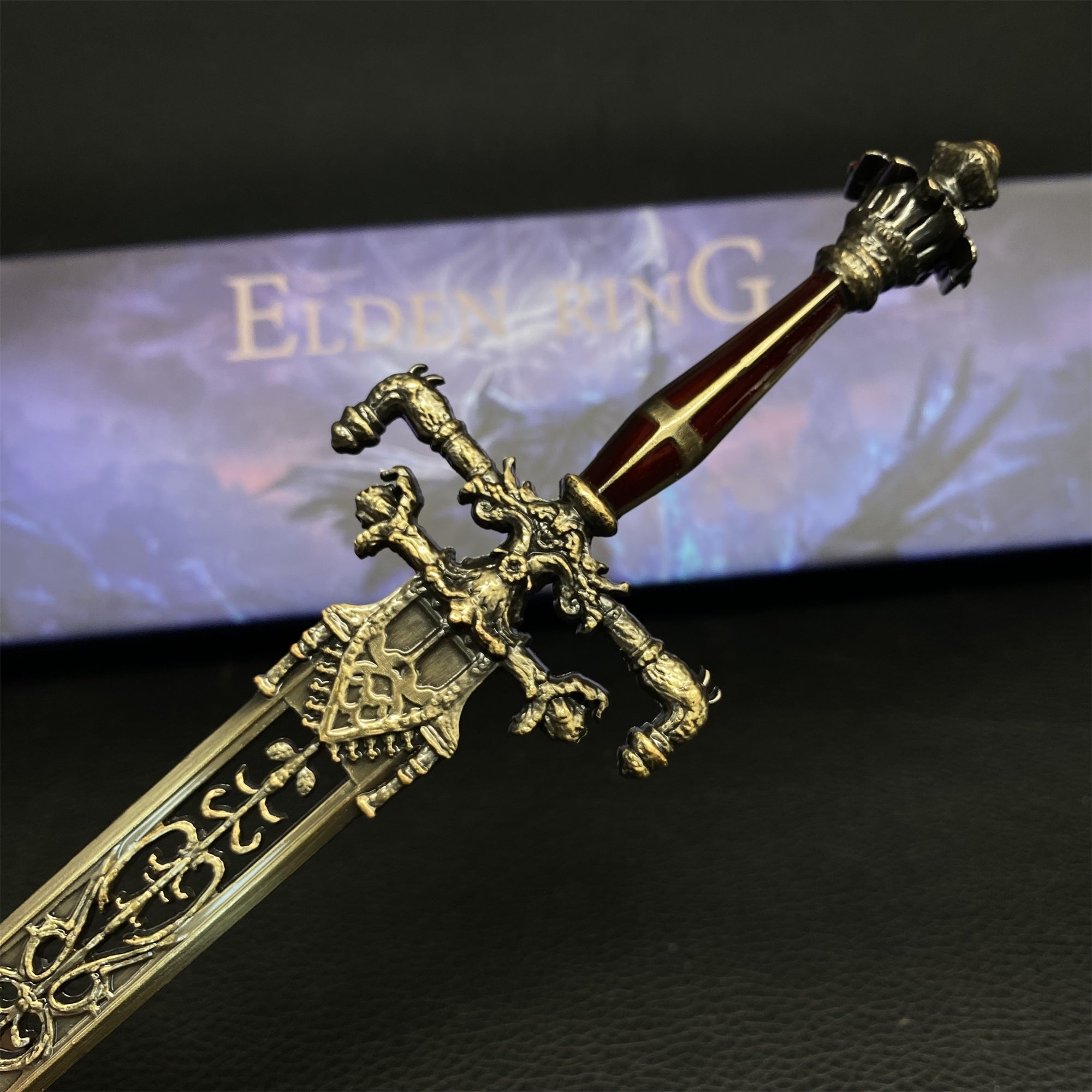 Night And Flame Sword Metal Miniature - Tophatter Daily Deals