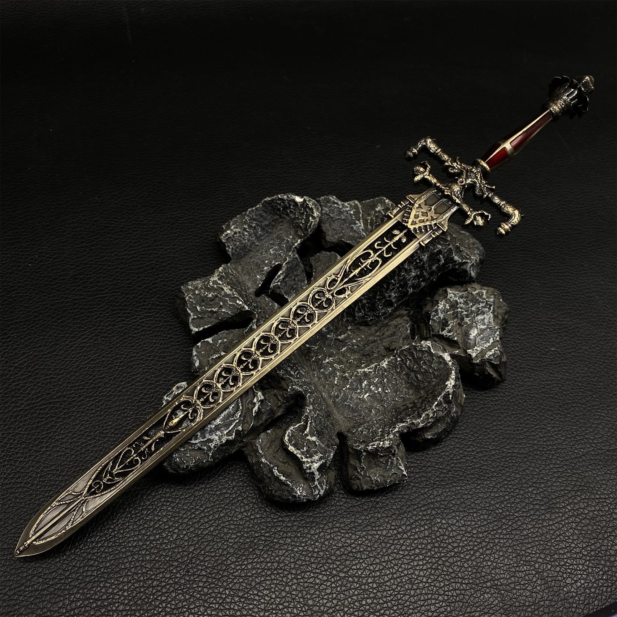 Night And Flame Sword Metal Miniature - Tophatter Daily Deals