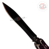 Night Stalker Dagger Butterfly Knife Black Balisong Knife-Balisong - Tophatter Daily Deals
