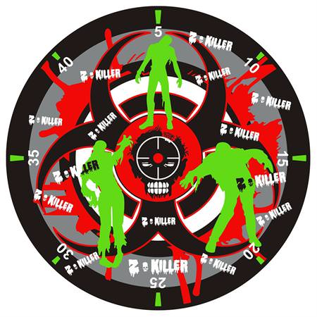Night Terror Zombie Apocalypse Target Practice Indoor Outdoor Game Board - Tophatter's Guns'N'Weapons Store Collectible Weapons - Tophatter Daily Deals