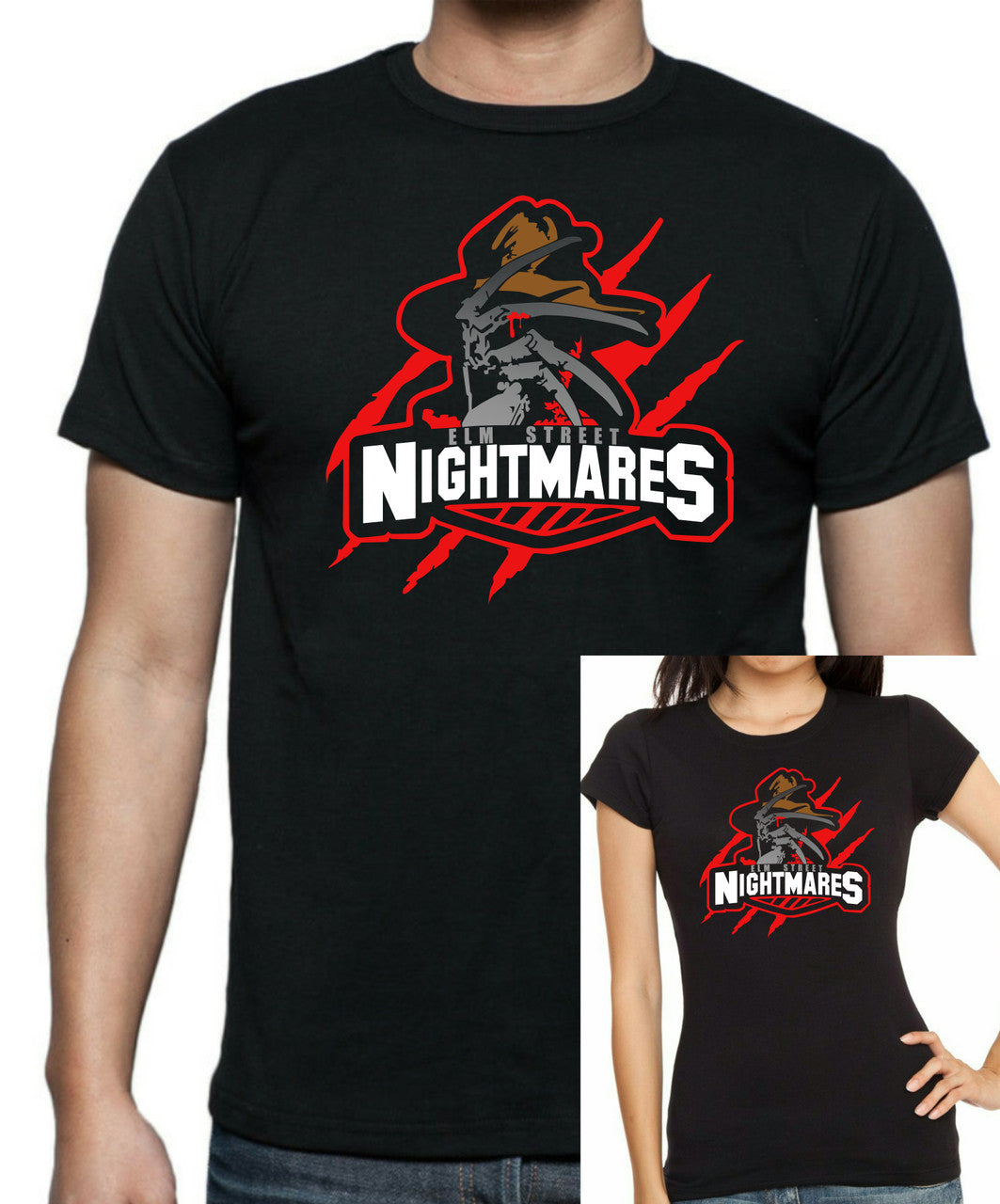 Nightmares On Elm Street - Elm Street Nightmares T-Shirt - Tophatter Daily Deals
