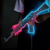 AK47 Nightwish 3D Colorful Night Neno Sign Wall Decor - Tophatter Daily Deals