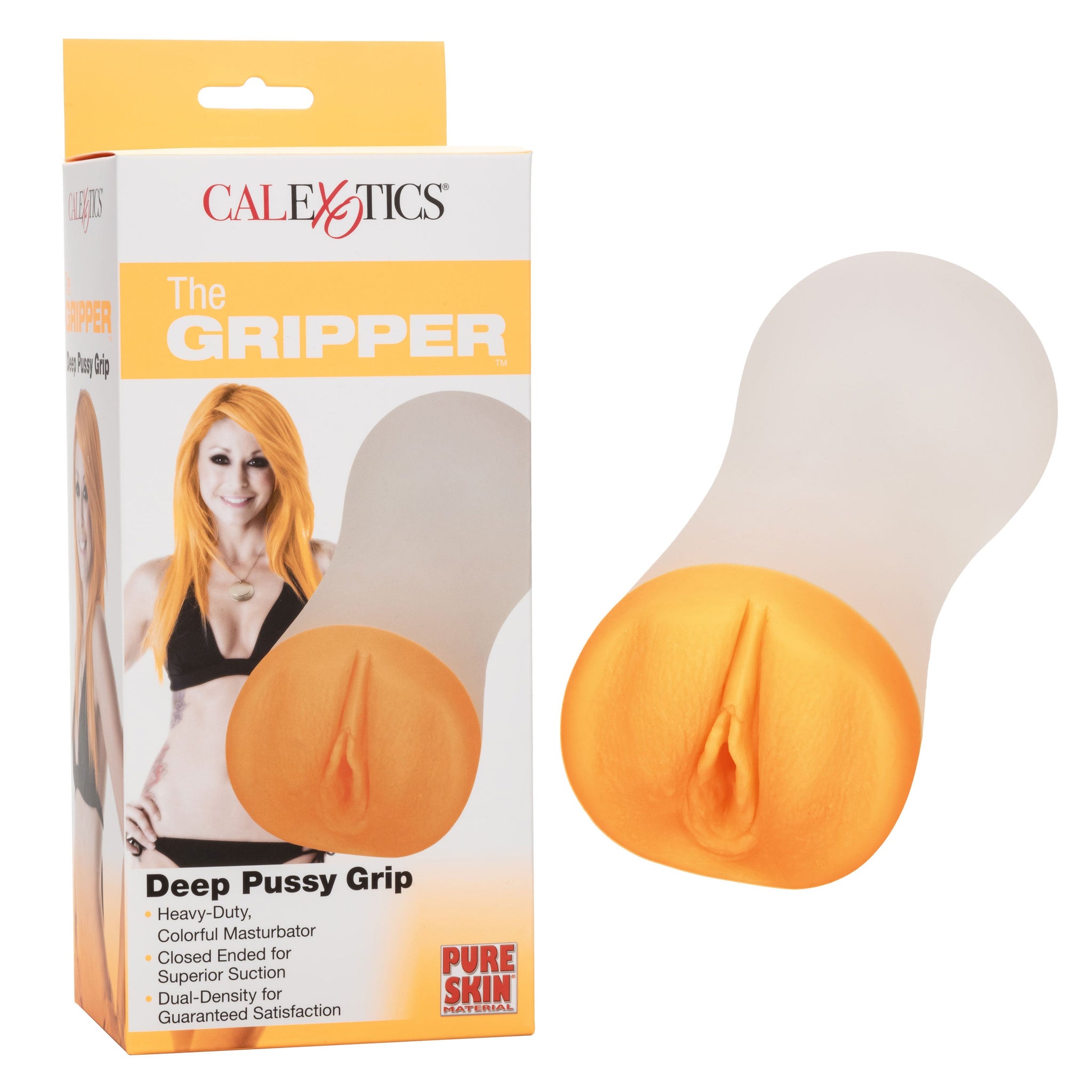 CalExotics The Gripper Deep Pussy Masturbator with Suction > Sex Toys For Men > Masturbators > Manual - Tophatter Daily Deals