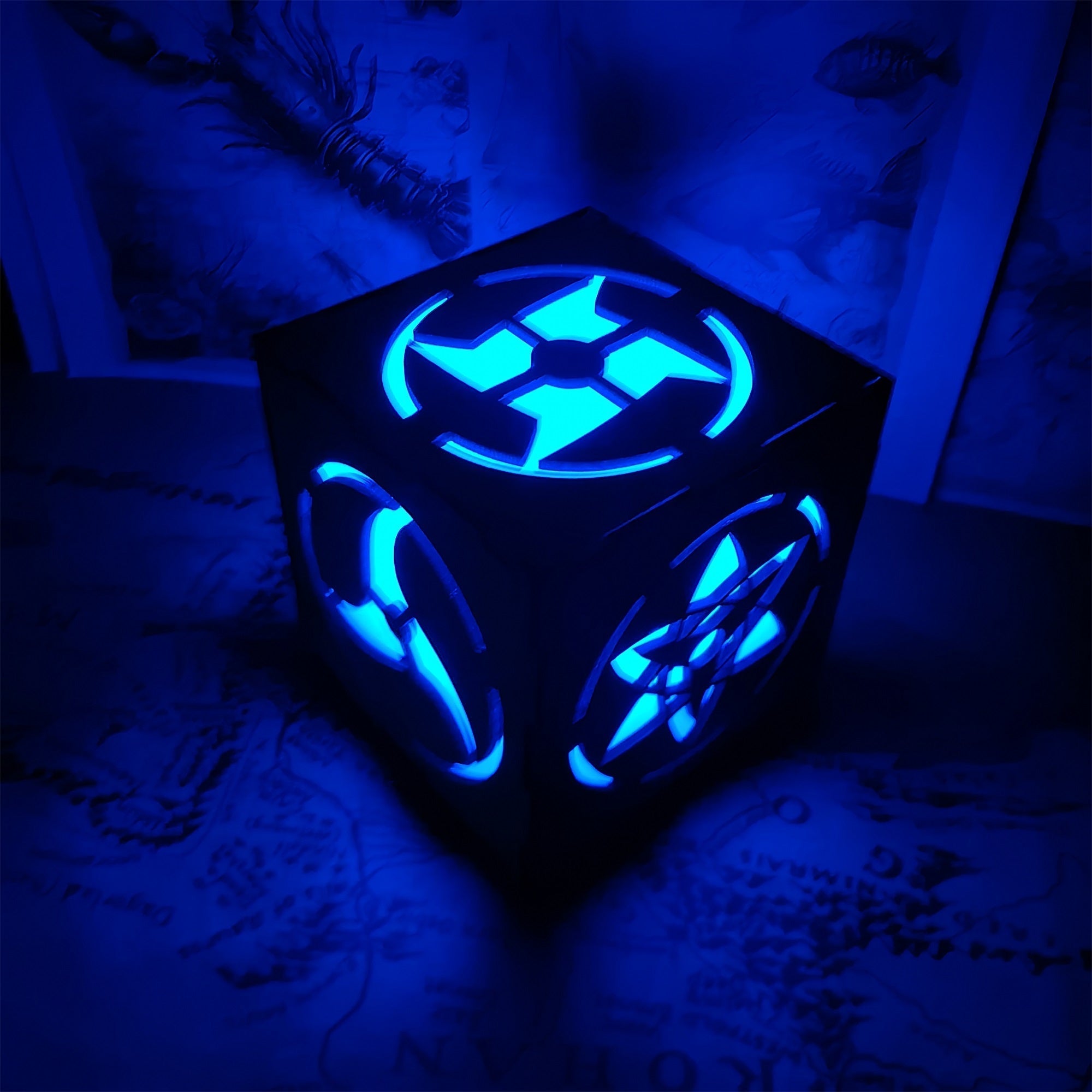Ninja Eye Inspired Wooden Lantern Desk Decor - Tophatter Daily Deals