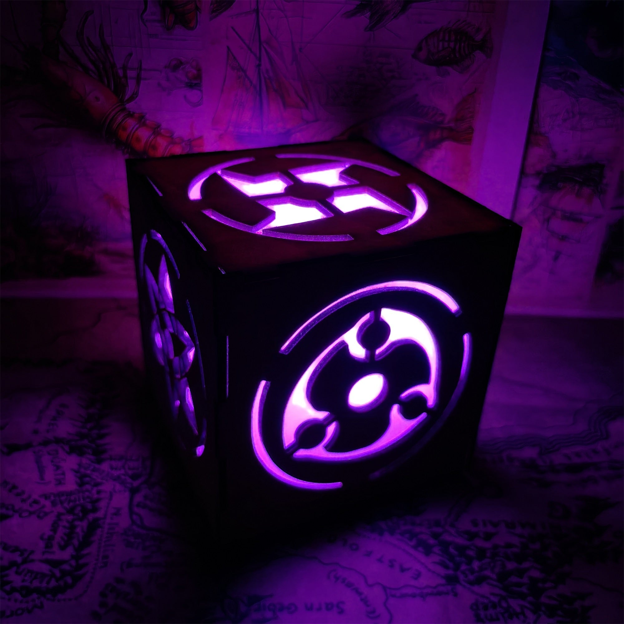 Ninja Eye Inspired Wooden Lantern Desk Decor - Tophatter Daily Deals