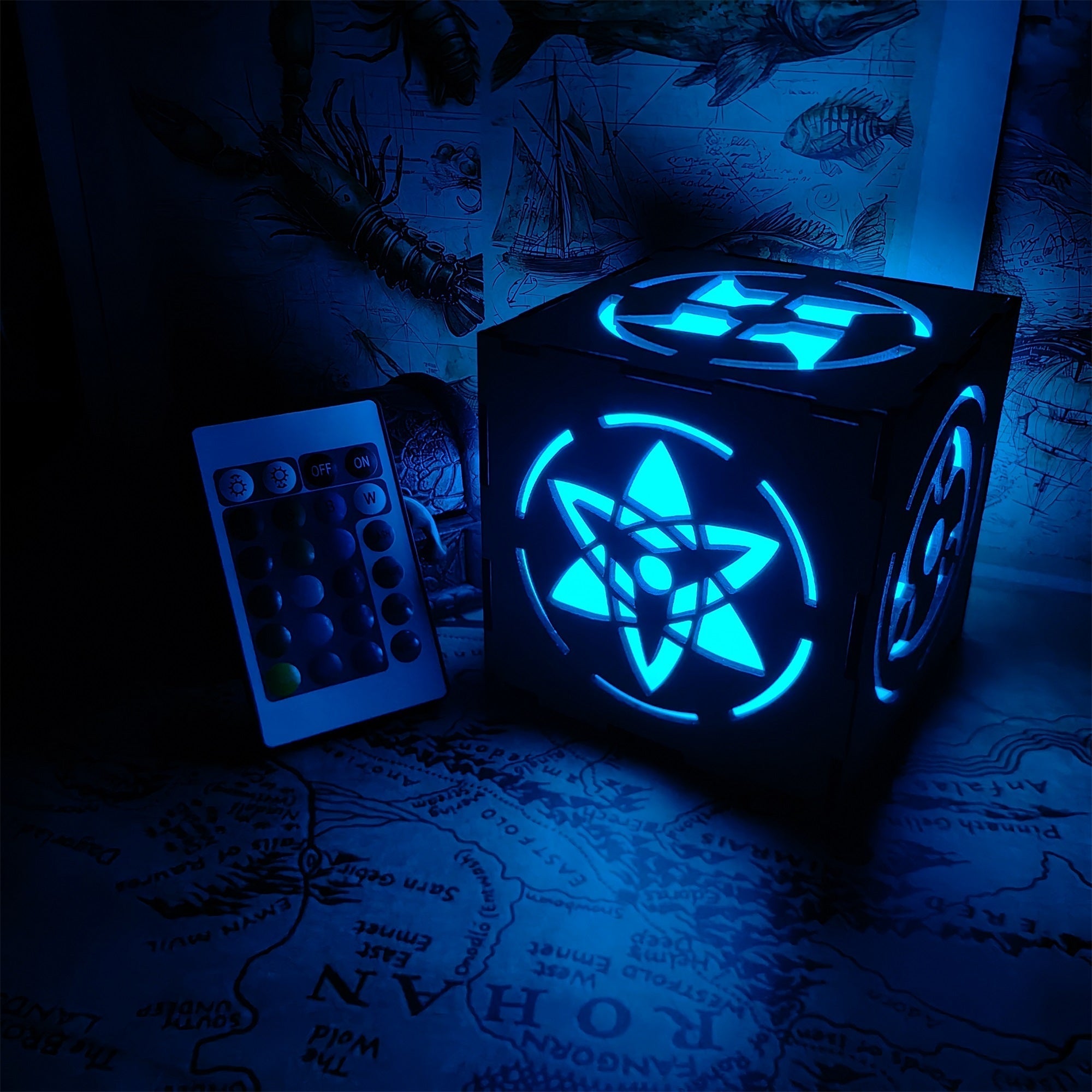 Ninja Eye Inspired Wooden Lantern Desk Decor - Tophatter Daily Deals
