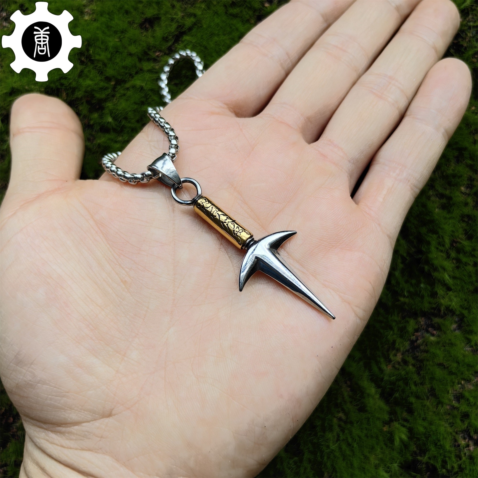 Ninja God Flying Kunai Tiny Metal Necklace - Tophatter Daily Deals