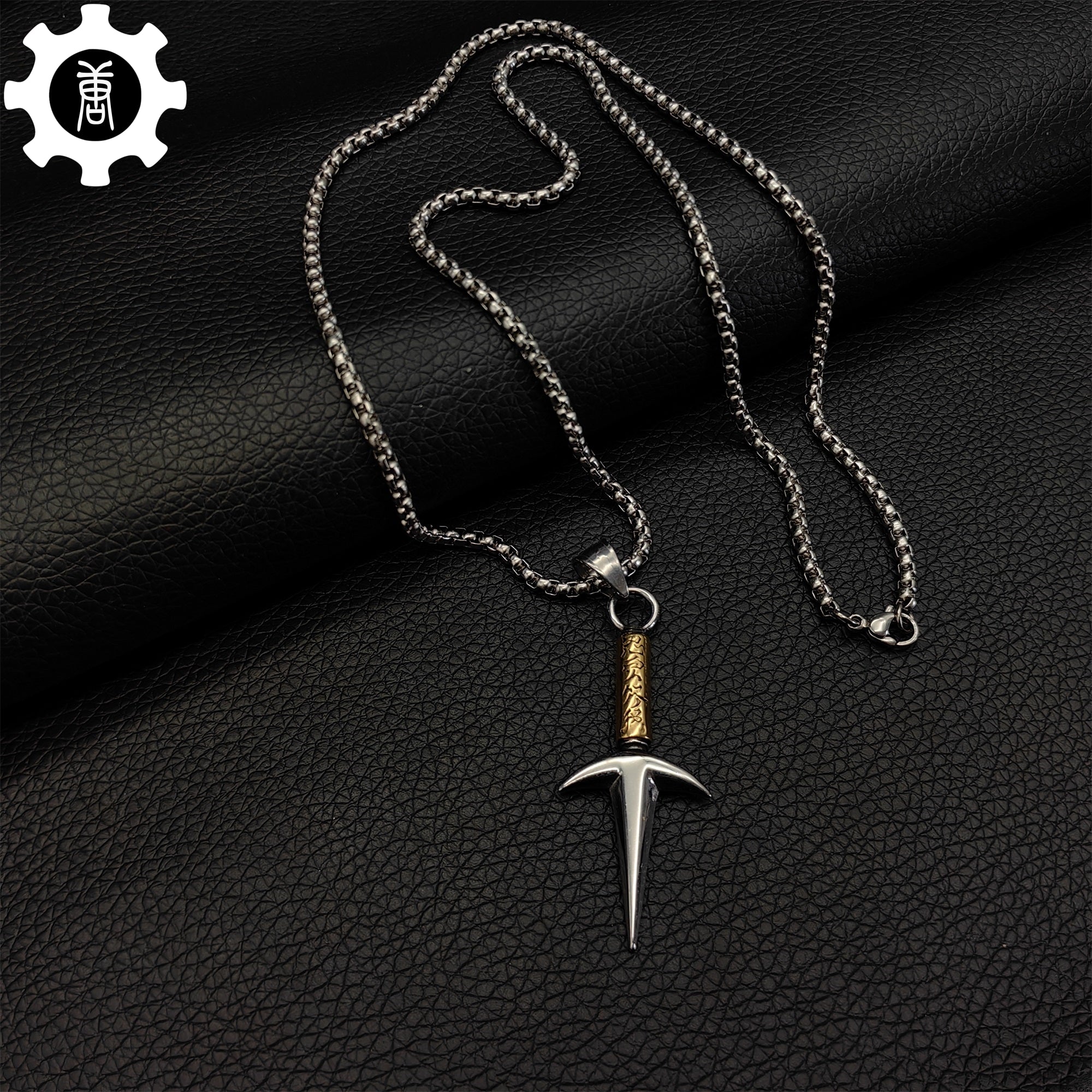 Ninja God Flying Kunai Tiny Metal Necklace - Tophatter Daily Deals
