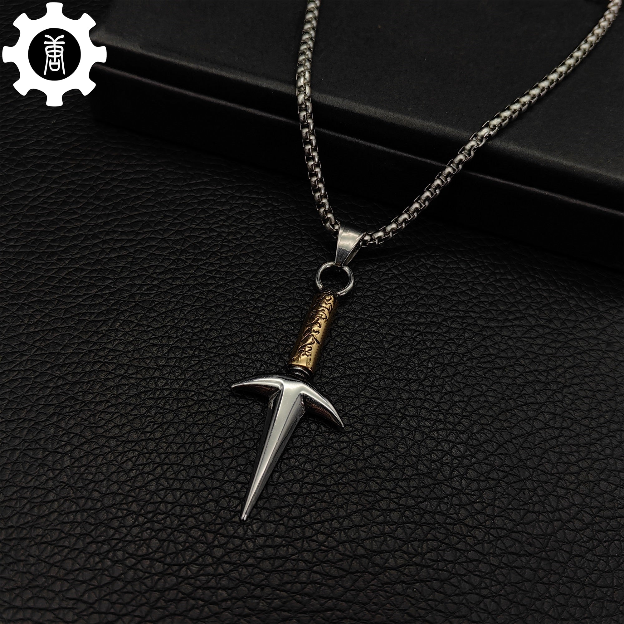 Ninja God Flying Kunai Tiny Metal Necklace - Tophatter Daily Deals