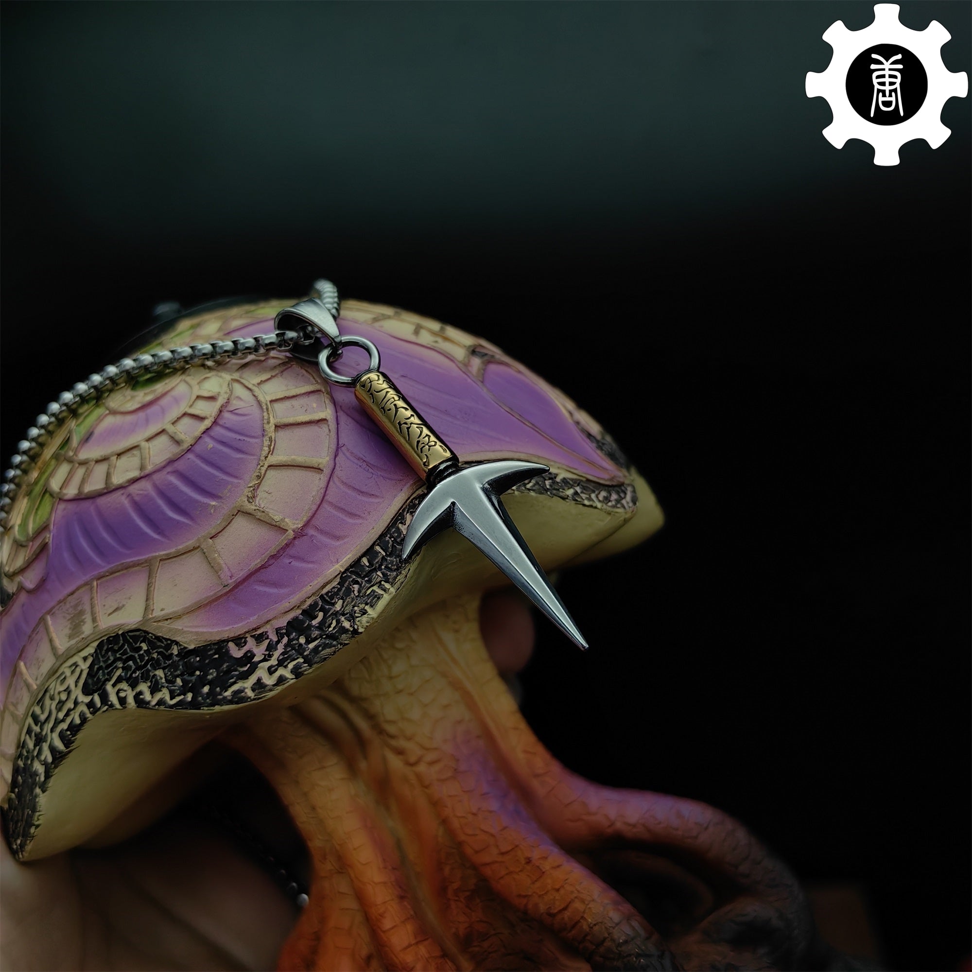 Ninja God Flying Kunai Tiny Metal Necklace - Tophatter Daily Deals