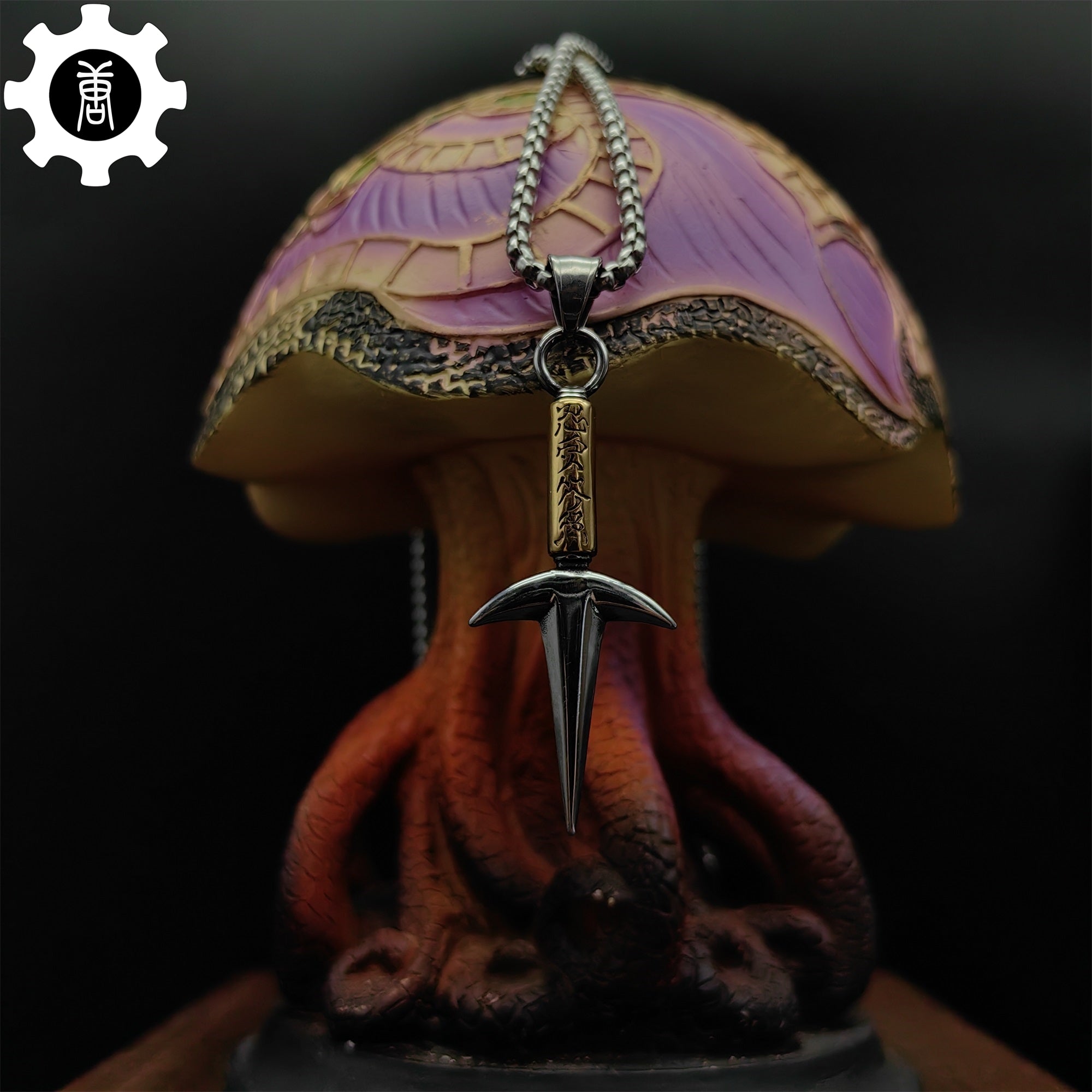 Ninja God Flying Kunai Tiny Metal Necklace - Tophatter Daily Deals