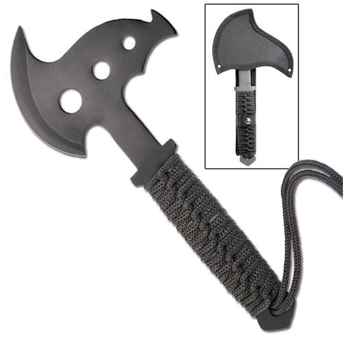 Black Ninja Throwing Axe - TOPHATTER'S ARMORY DEALS Collectible Weapons - Tophatter Daily Deals