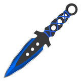 7" Ninja Throwing Knives w/ Sheath Blue Green Yellow - 3 PC Set Knife-Thrower - Tophatter Daily Deals