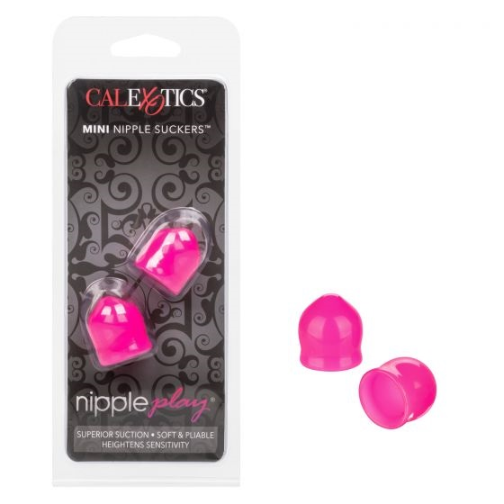 Nipple Play Mini Nipple Suckers Pink 1 Inch by 0.75 Inch Soft Pliable PVC > Sex Toys > Nipple Suckers - Tophatter Daily Deals