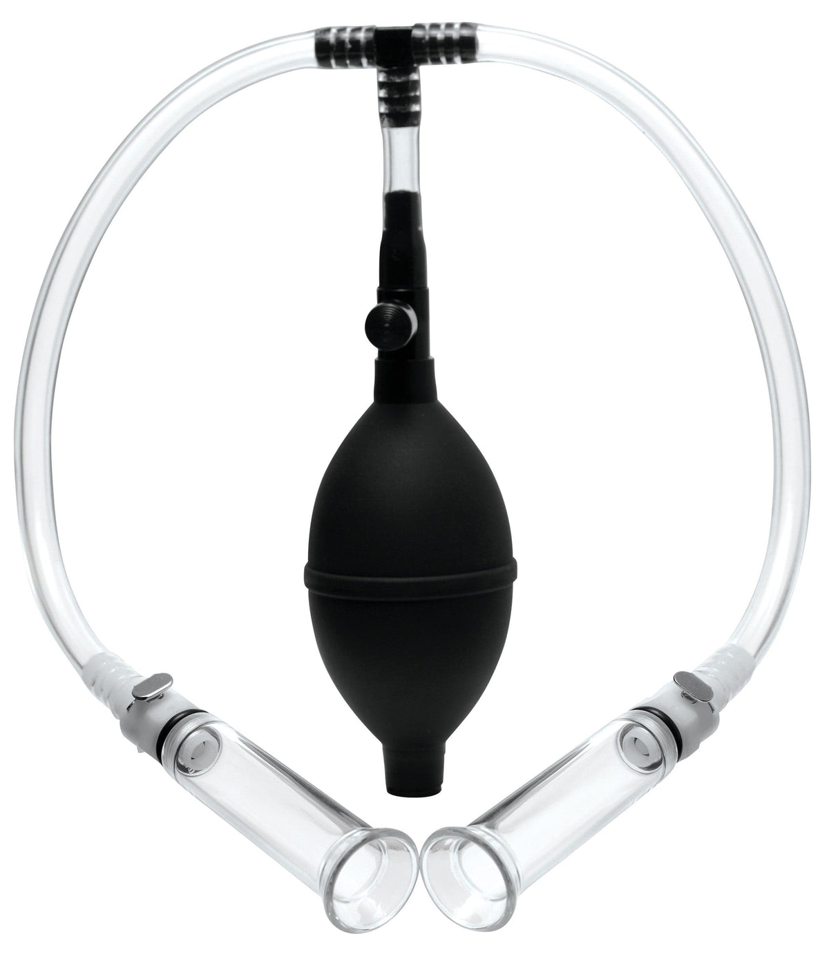 Nipple Pumping System with Dual Cylinders 2.75 Inches > Sex Toys > Nipple Suckers - Tophatter Daily Deals