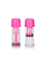 Cal Exotics - Nipple Play - Vacuum Twist Suckers - Pink BDSM - Tophatter Daily Deals