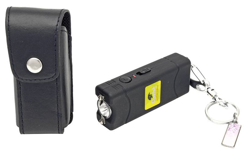 Nitro 2.5 Million Volt Stun Gun Rechargeable with LED light in Black Collectible Weapons - Tophatter Daily Deals