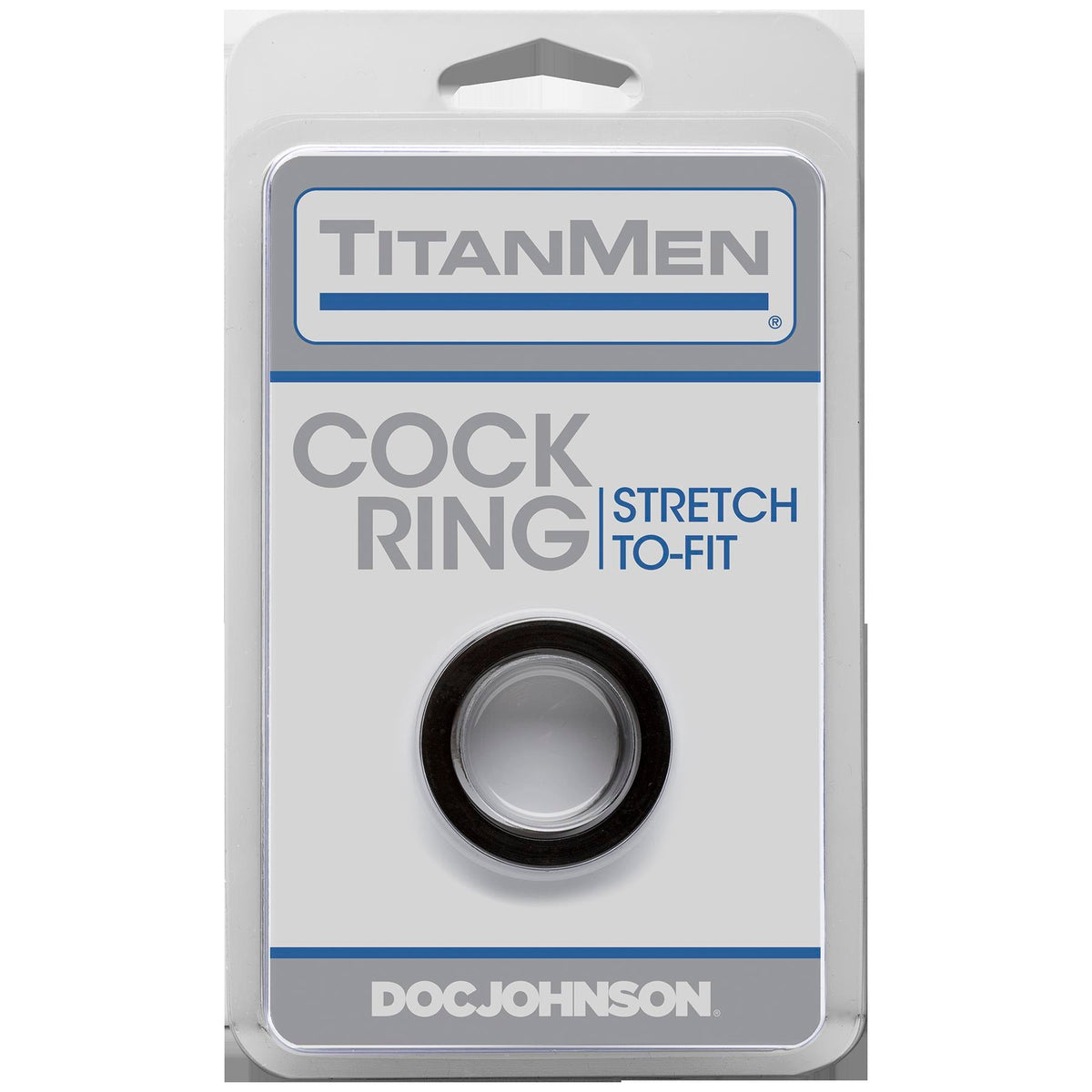 TitanMen Black Stretch Cock Ring for Ultimate Comfort and Versatility > Cock Ring > Single - Tophatter Daily Deals