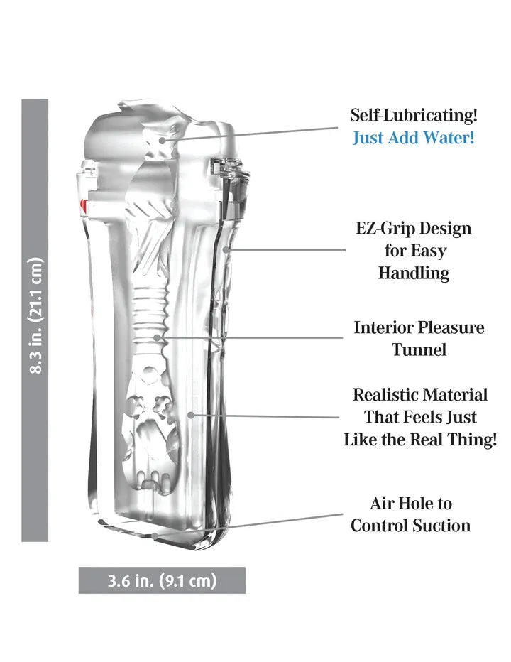 Pdx Extreme Wet Pussies Super Luscious Lips – Self-Lubricating Stroker > Sex Toys For Men > Masturbators > Manual - Tophatter Daily Deals