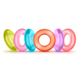 King of the Ring Coloured Cock Rings Set of 6 > Cock Ring > Sets - Tophatter Daily Deals