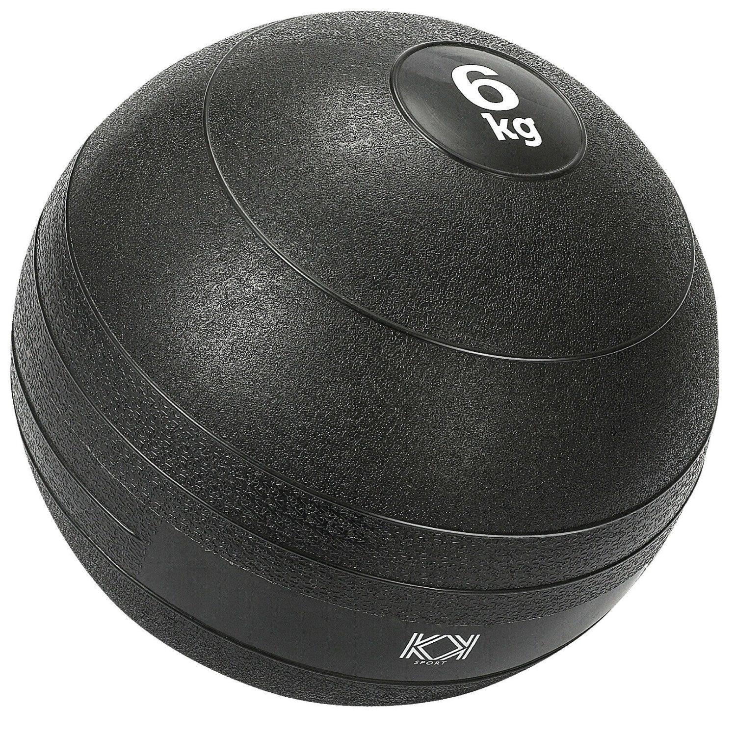 Slam Medicine Ball - No-Bounce Slam Medicine Ball | Heavy Duty, Durable | Functional Strength Training, Home Gym, Fitness Exercise, Weight Lifting 6 KG Fitness - Tophatter Daily Deals