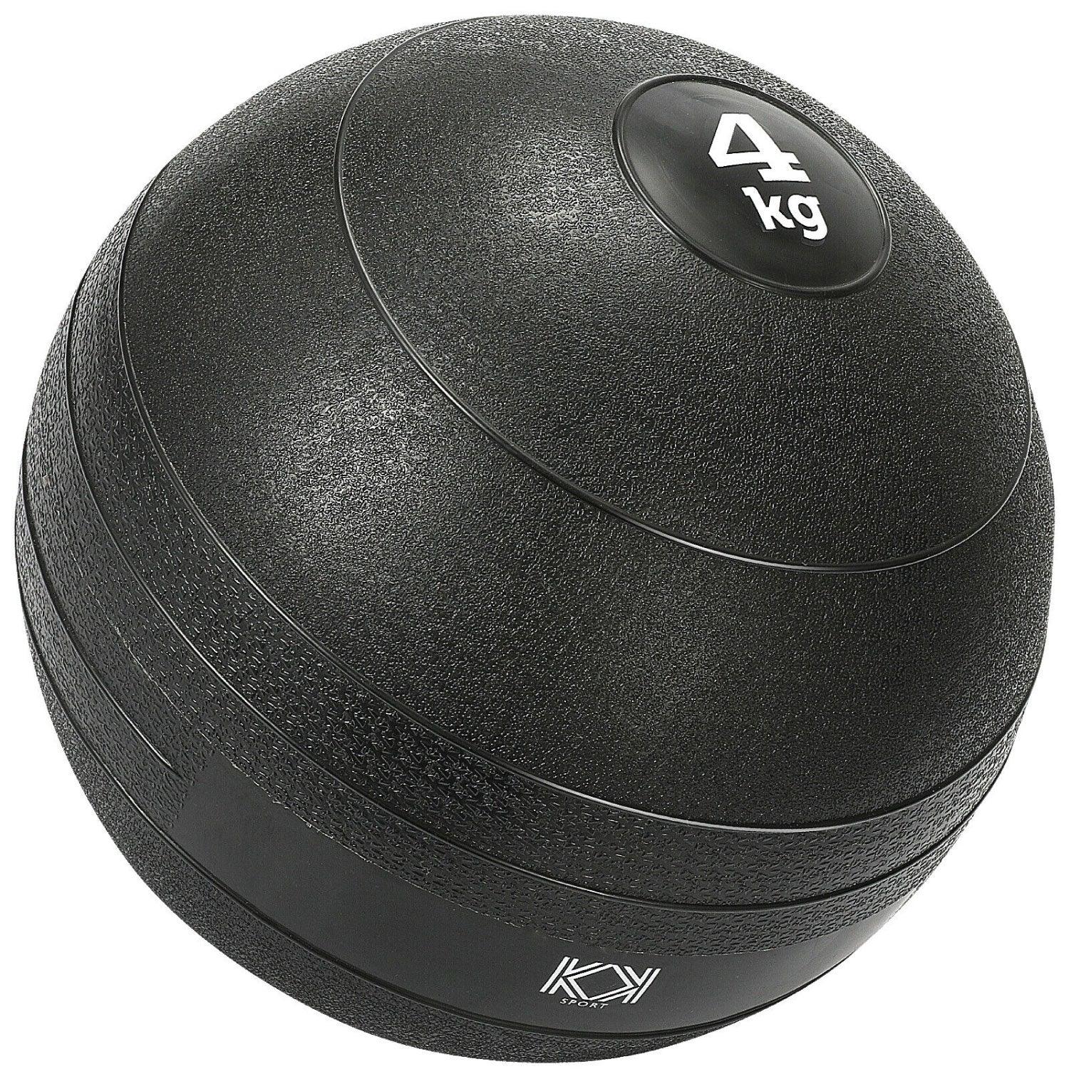 Slam Medicine Ball - No-Bounce Slam Medicine Ball | Heavy Duty, Durable | Functional Strength Training, Home Gym, Fitness Exercise, Weight Lifting 4 KG Fitness - Tophatter Daily Deals