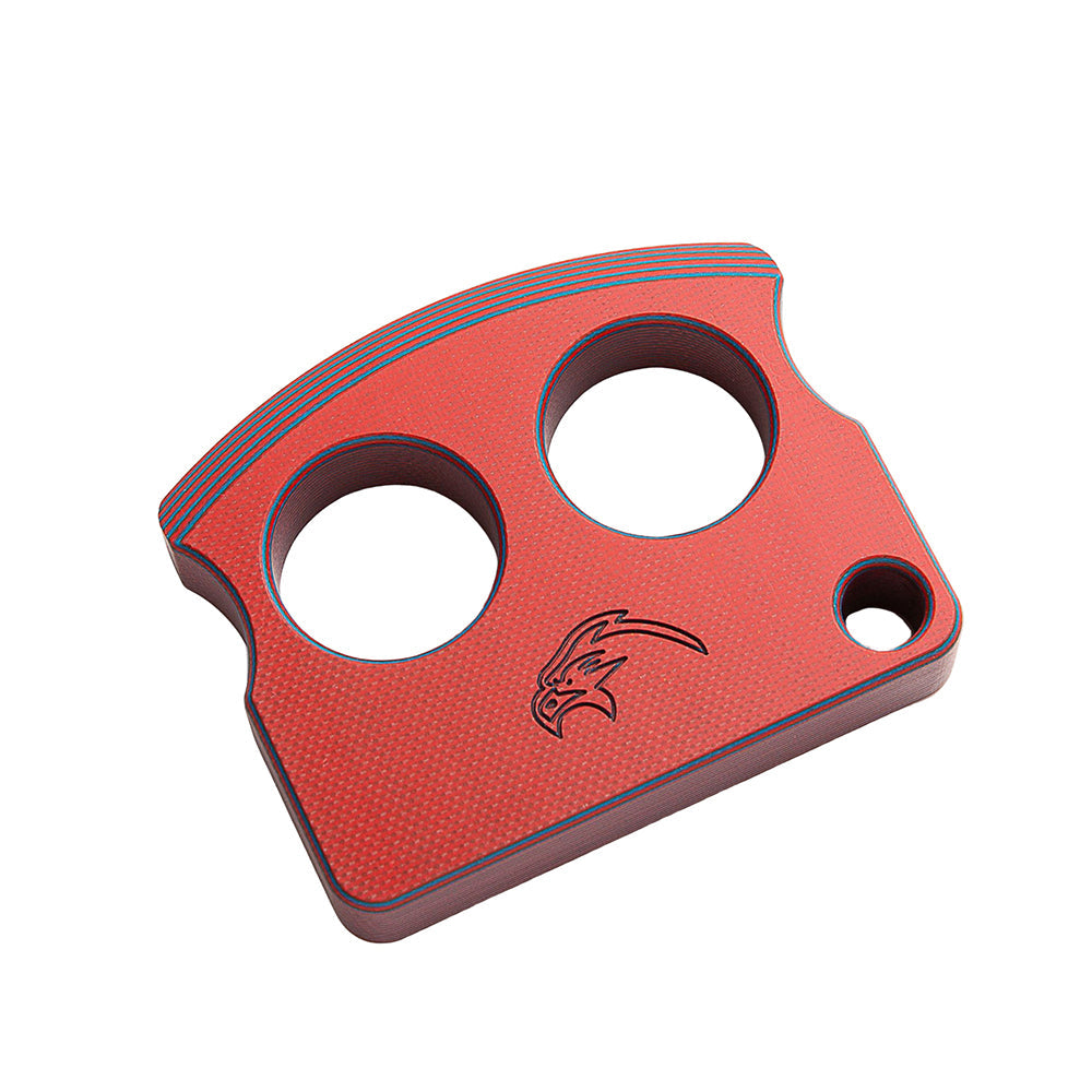 2024 New G10 No Metal 2 Finger Brass Knuckles Red Brass Knuckles - Tophatter Daily Deals
