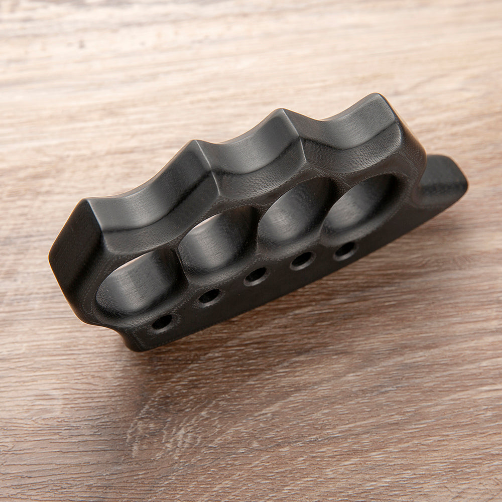 G10 Glass Fiber No Metal Spiked Brass Knuckles Brass Knuckles - Tophatter Daily Deals