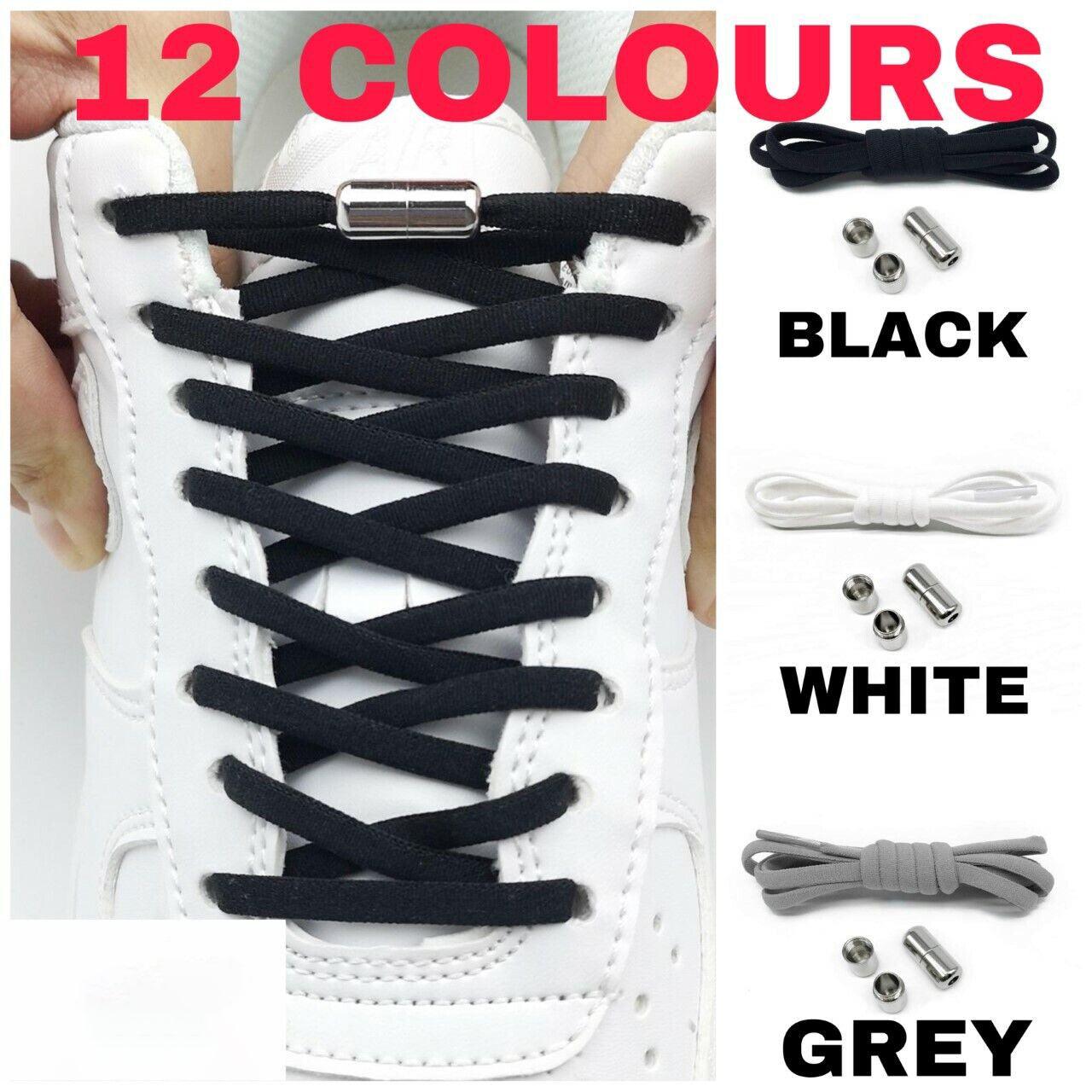 No Tie Shoelaces UK - Elastic Trainer Laces Lazy Easy Shoelaces No-tie Shoe Laces Apparel & Accessories - Tophatter Daily Deals