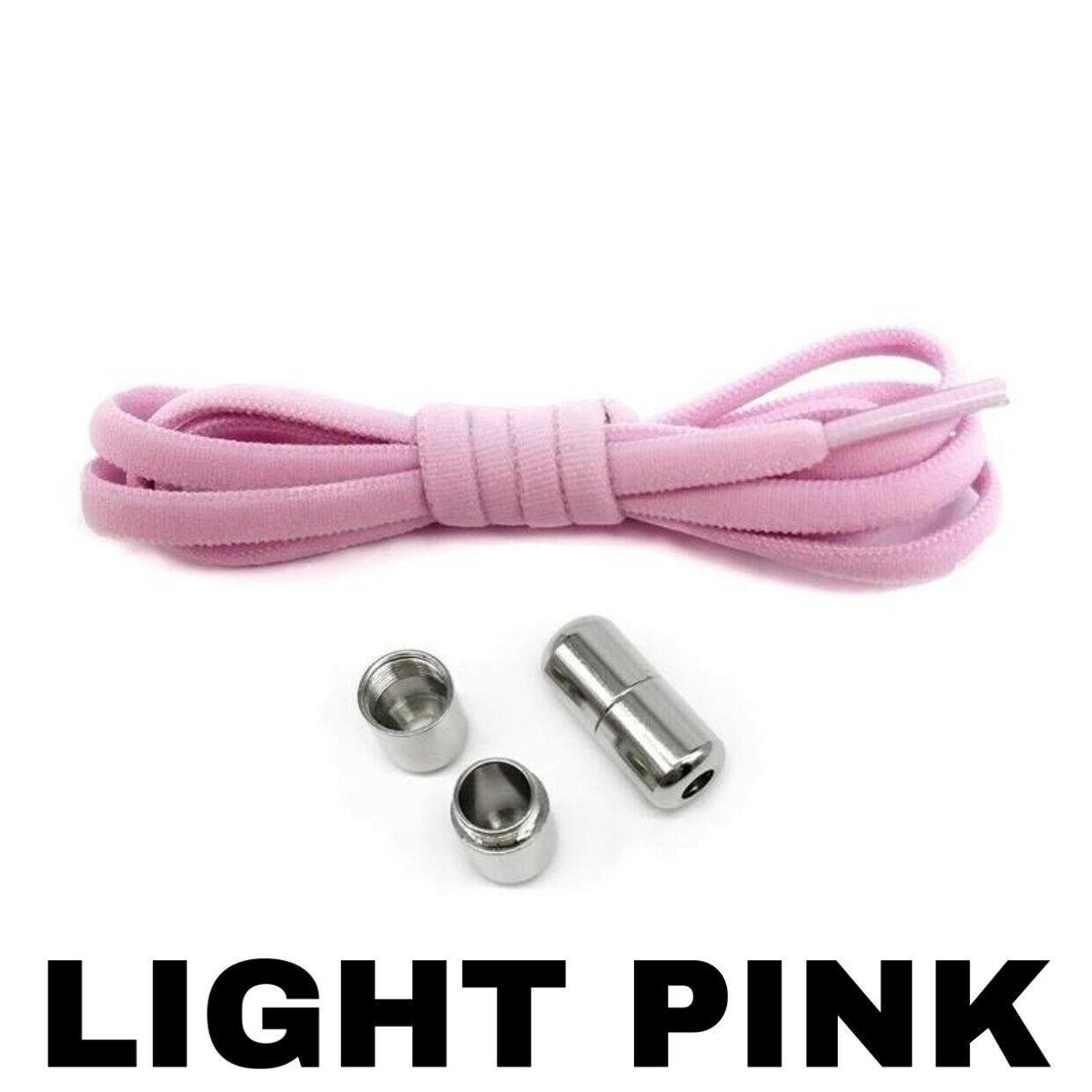 No Tie Shoelaces UK - Elastic Trainer Laces Lazy Easy Shoelaces No-tie Shoe Laces Pink Apparel & Accessories - Tophatter Daily Deals