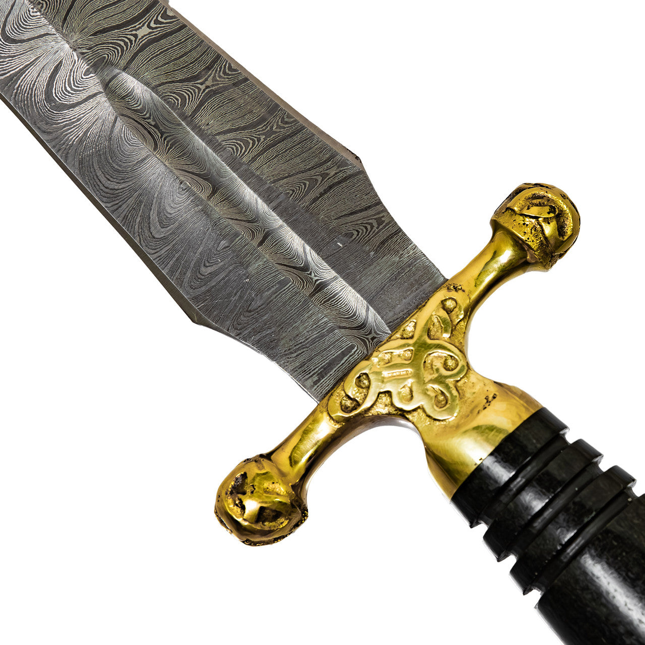 Noble Strategist Hand Forged Damascus Steel Viking Dagger Daggers - Tophatter Daily Deals