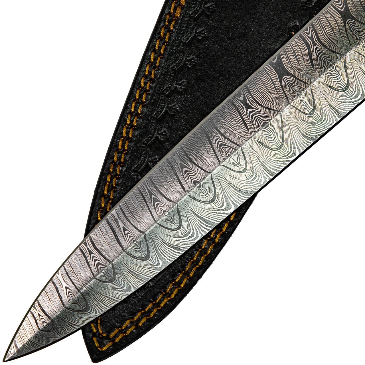 Noble Strategist Hand Forged Damascus Steel Viking Dagger Daggers - Tophatter Daily Deals