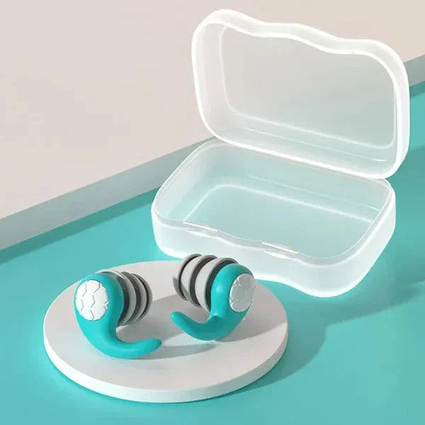 Noise Cancelling Silicone Earplugs Sleep Reusable Comfort - Tophatter Daily Deals