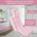 Best Bath Pillow UK - Full Body Spa Bath Pillow Mat, Bathtub Mattress Cushion with 30 Suction Cups, Comfort Support Your Head, Neck and Back Bath Pillows - Tophatter Daily Deals