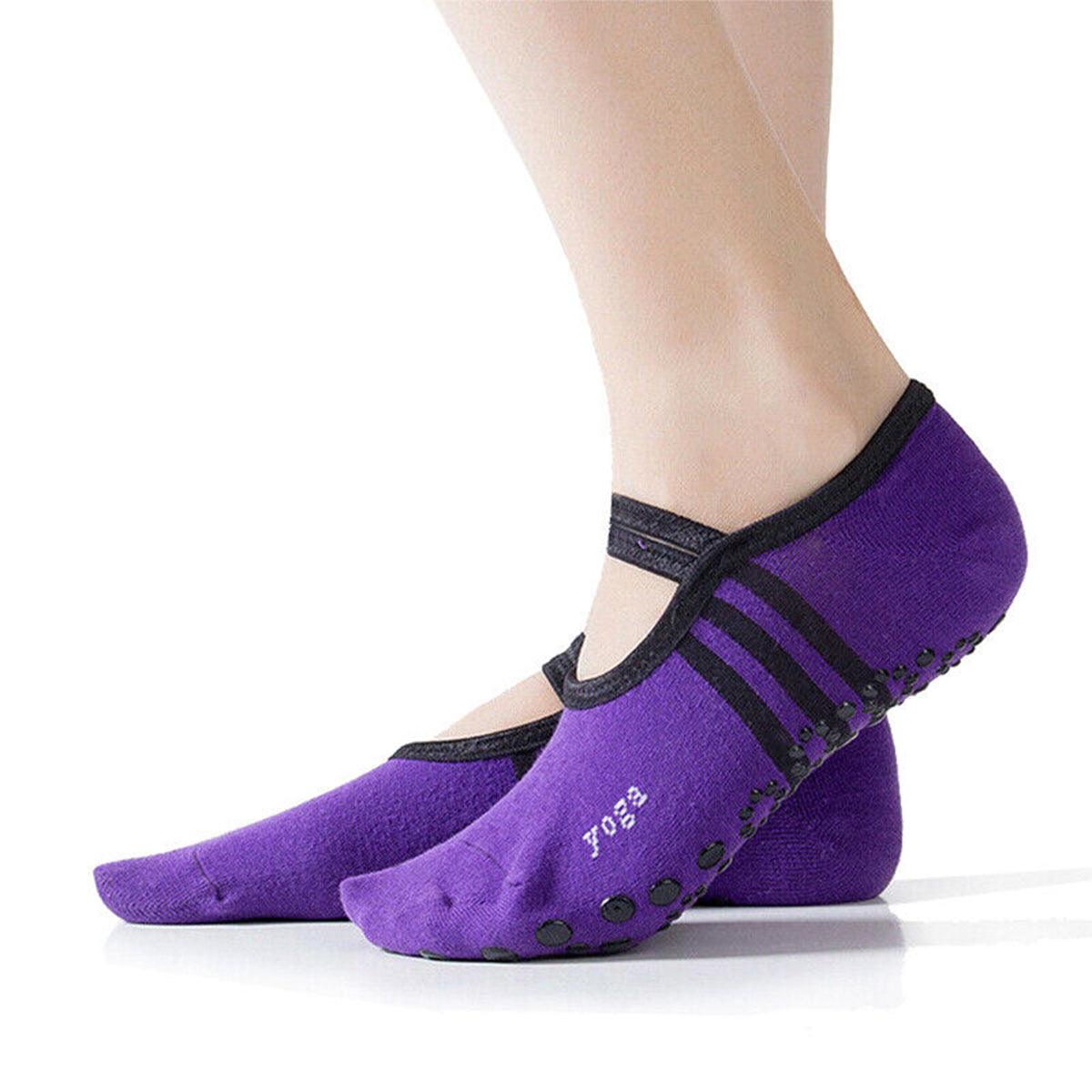 Best Yoga Socks UK - Non Slip Liner Socks for Gym Yoga Sports Dance Personal Care - Tophatter Daily Deals