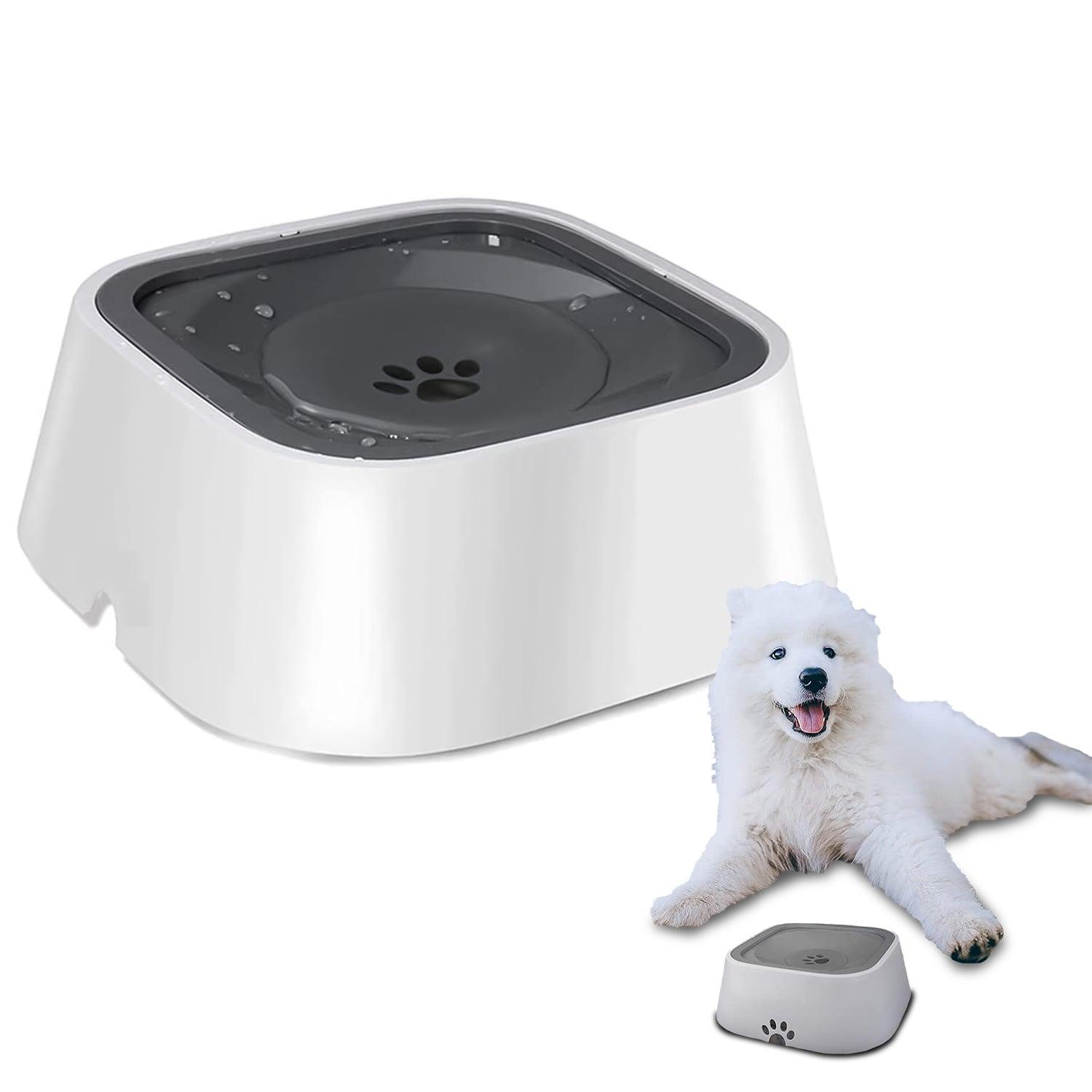 Non Spill Dog Water Bowls - 35oz Pet Water Bowl Splash Proof Dispenser Travel Portable Non Drip Pet Products - Tophatter Daily Deals