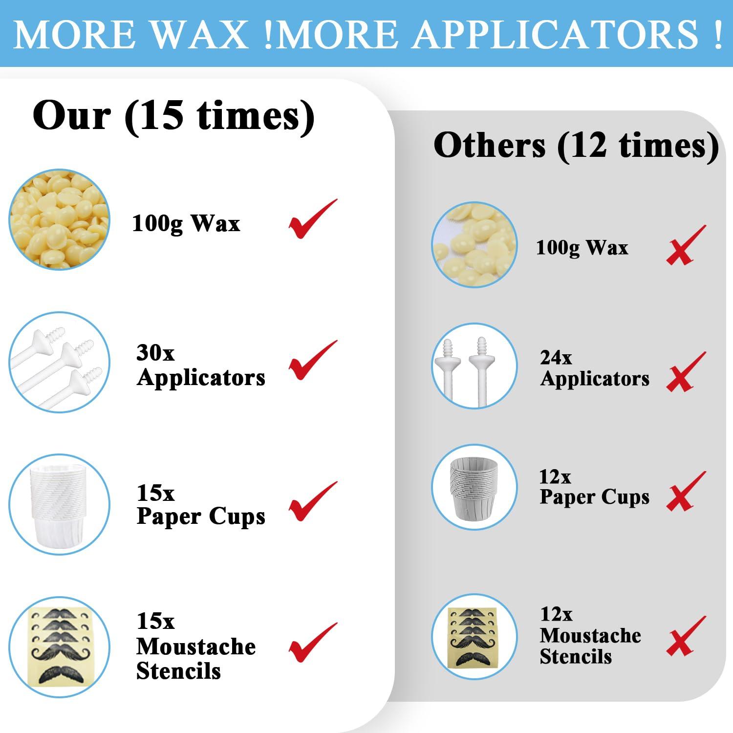 Nose and Ear Wax Kit - Nose Ear Hair Removal Wax Kit Painless & Easy Mens Nasal Waxing Strip Remover Health & Beauty - Tophatter Daily Deals