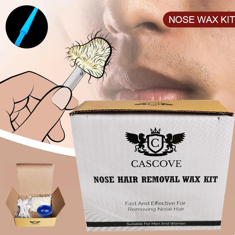 Nose and Ear Wax Kit - Nose Ear Hair Removal Wax Kit Painless & Easy Mens Nasal Waxing Strip Remover Health & Beauty - Tophatter Daily Deals