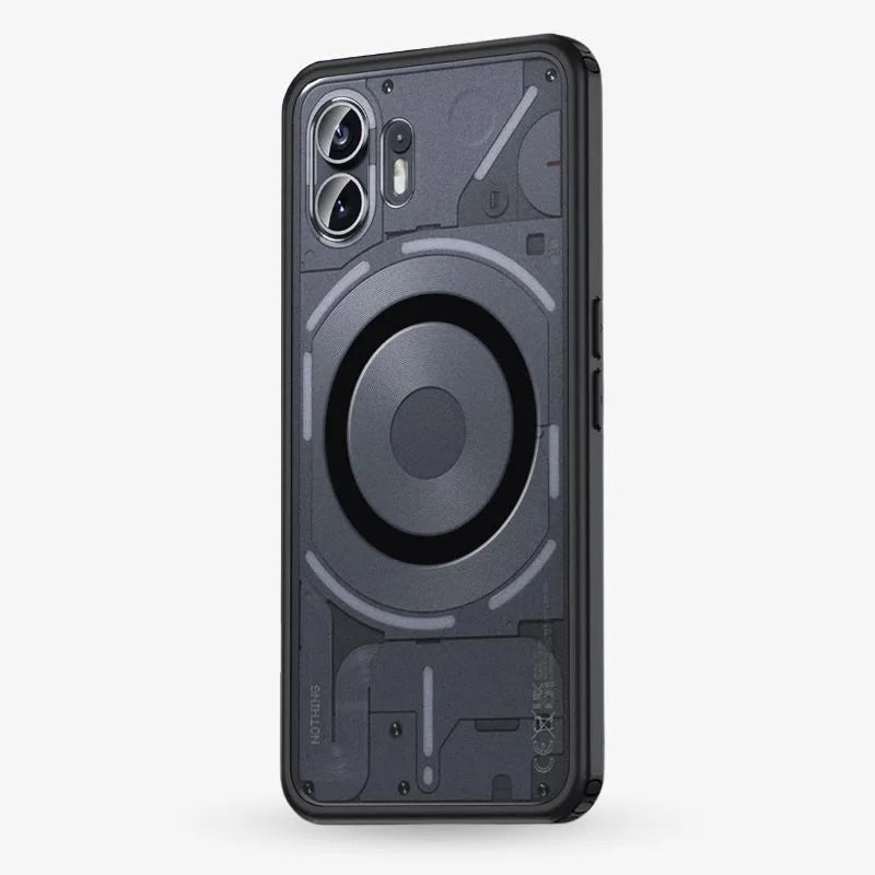 Nothing Phone 2 Clear Case Drop Tested Slim Protection Black - Tophatter Daily Deals