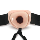 Dr. Skin Hollow Strap On 7 Inch Vanilla – Soft Strap-On Dildo > Dildos > Hollow Strap Ons - Tophatter Daily Deals