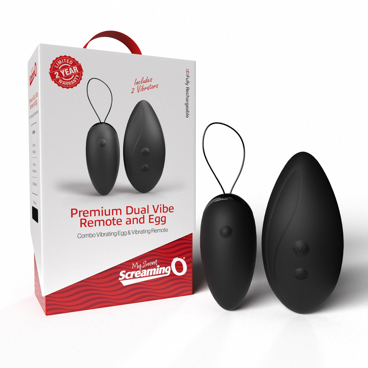 My Secret Screaming O Premium Dual Vibe – Remote-Controlled Vibrator and Egg Combo > Sex Toys For Ladies > Vibrating Eggs - Tophatter Daily Deals