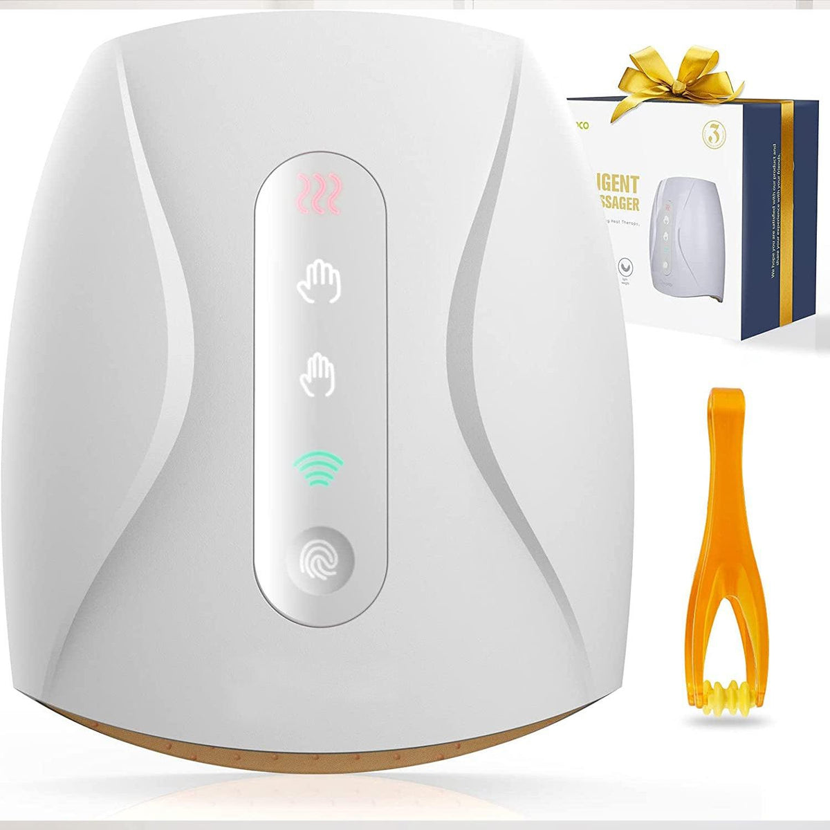Hand Massager Machines - Electric Hand Massager for Palm Massage Cordless Heat Accupressure Massager Type B Personal Care - Tophatter Daily Deals