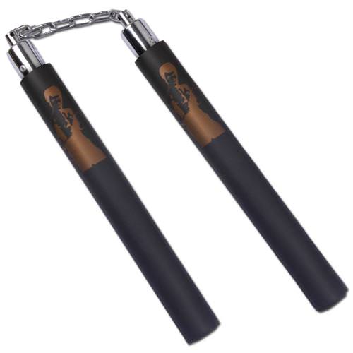 Nunchuk Foam Padded Bearing Bruce Lee - TOPHATTER'S ARMORY DEALS Collectible Weapons - Tophatter Daily Deals