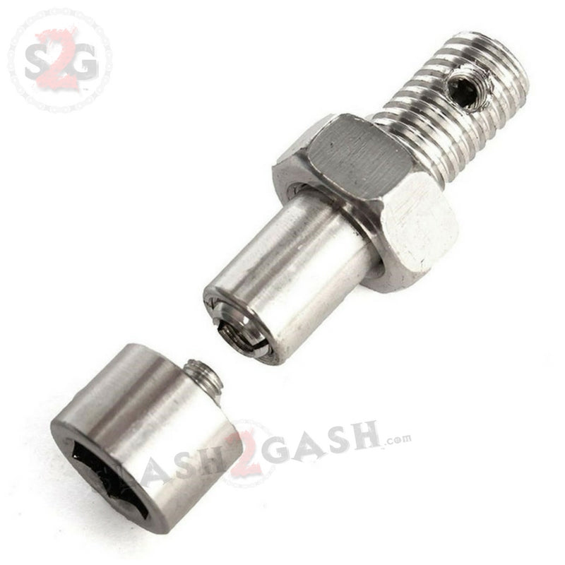 Nut N Bolt Convertible Screw Pipe - Metal Tobacco Smoking Pipe Smoking Accessories - Tophatter Daily Deals