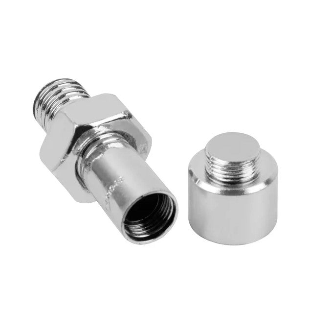 Nut N Bolt Convertible Screw Pipe - Metal Tobacco Smoking Pipe Version 2 - Hidden Stash (storage only) Smoking Accessories - Tophatter Daily Deals