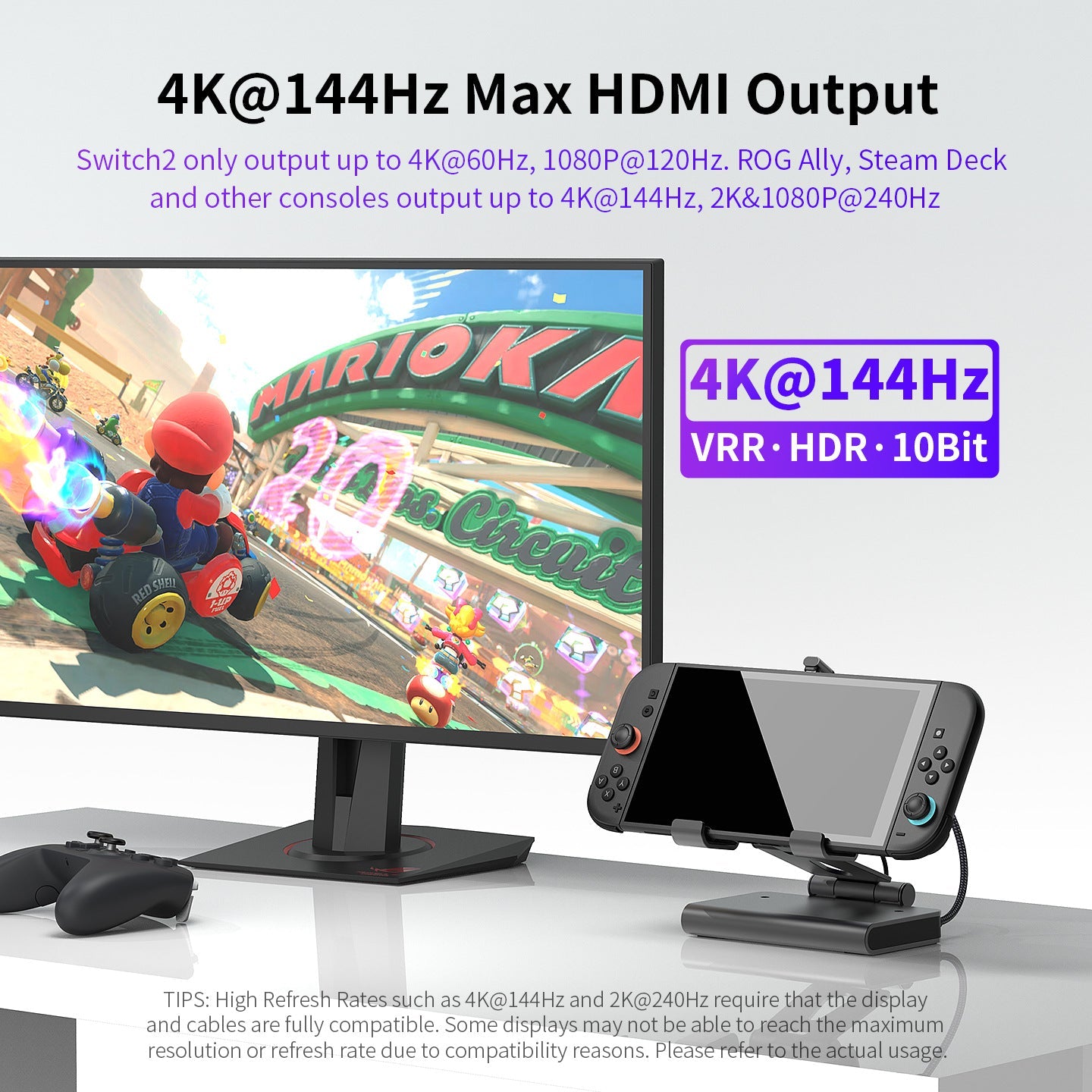 Docking Station 100W With Dual Fans 4K HDMI Gaming Dock - Tophatter Daily Deals