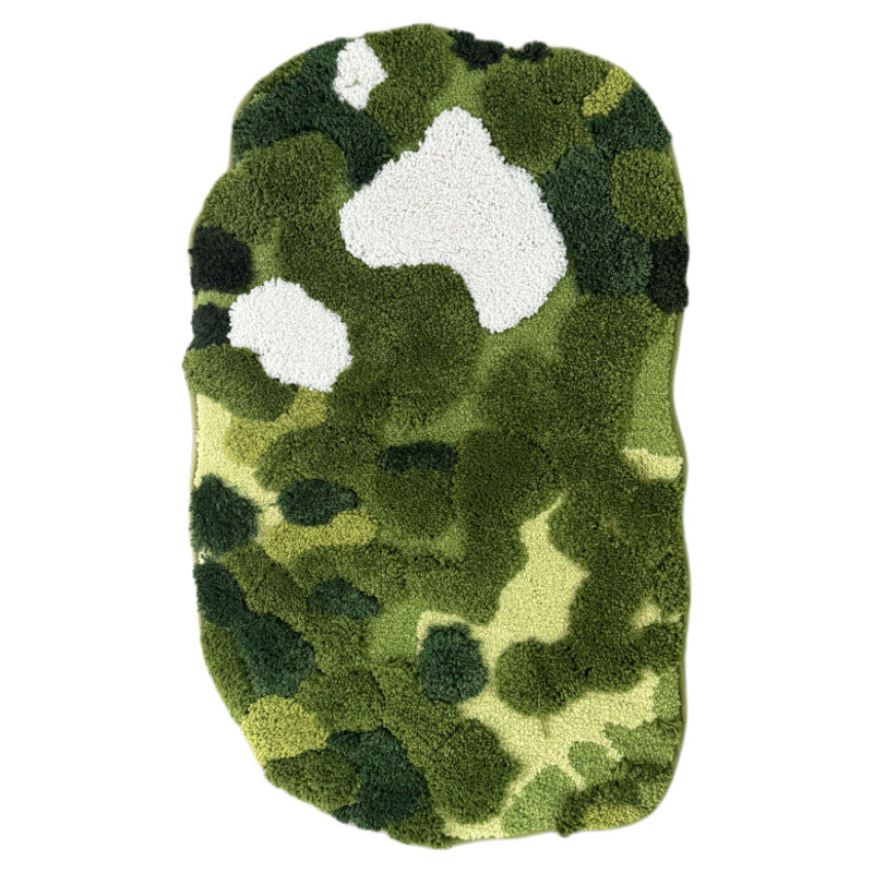 Moss Forest Bedside Rug 0 - Tophatter Daily Deals