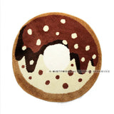Donut with Rainbow Sprinkles Rug Chocolate Donut 90X90cm 0 - Tophatter Daily Deals