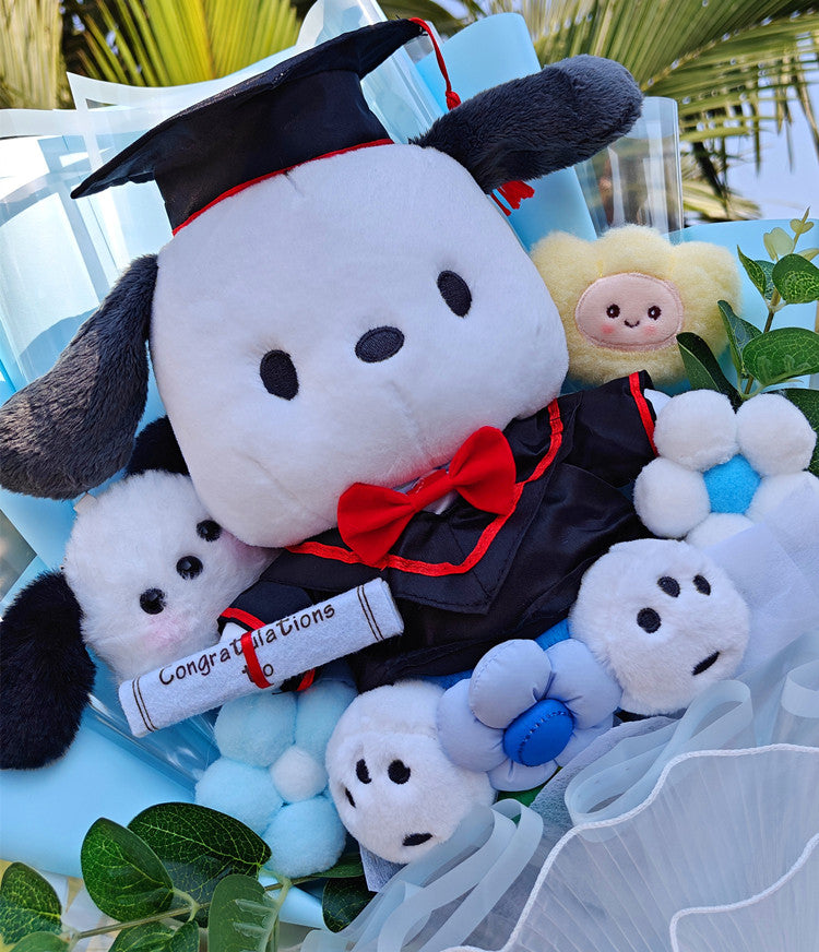 Sanrio Graduation Plush Toy Bouquet Flowers - Tophatter Daily Deals
